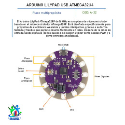 ARDUINO LILYPAD USB ATMEGA32U4