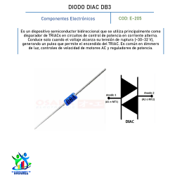 DIODO DIAC DB3