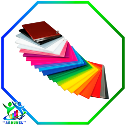 LAMINA DE ACRILICO INDUSTRIAL A COLOR 120X244 CM DE 2MM