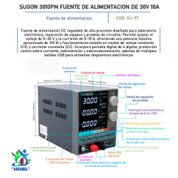 SUGON 3010PM FUENTE DE ALIMENTACION DE 30V 10A
