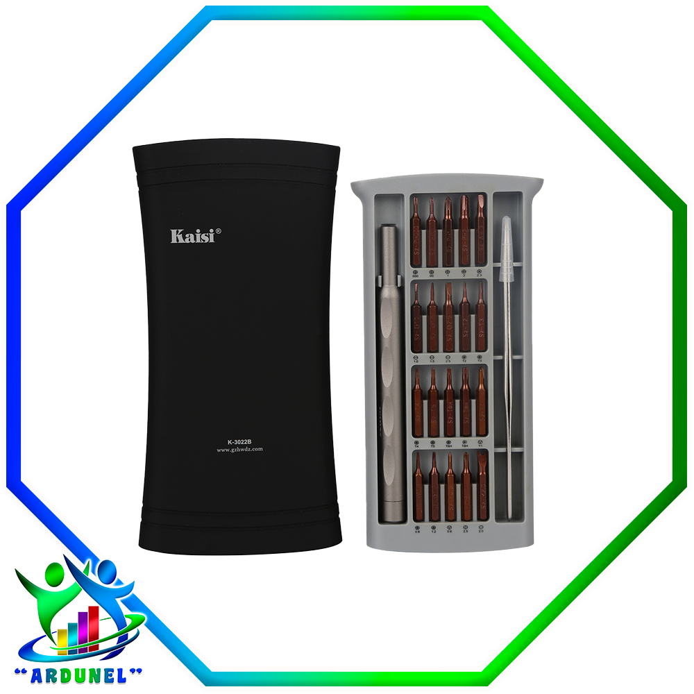 JUEGO DE DESTORNILLADORES DE PRECISION 22 EN 1 KAISI K3022B