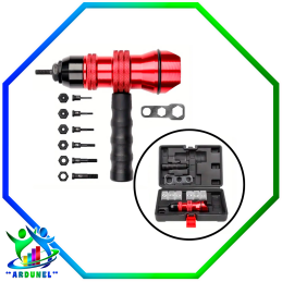 KIT ADAPTADOR DE TUERCAS DE REMACHE PARA TALADRO ELECTRICO